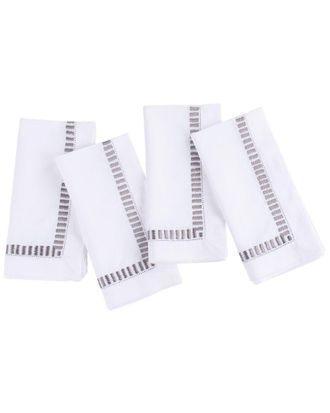 Amity Home Set Of 4 Savona Dinner Napkins