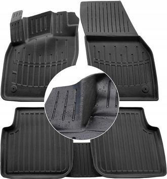 OEM Alfombrillas Y Limpiaparabrisas De Goma Para Vw Tiguan 2 Allspace A Partir De 2016 - Ud Tubes