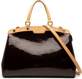 Louis Vuitton Borsa a tracolla Brea MM in pelle Vernis con monogramma 2010 - Viola