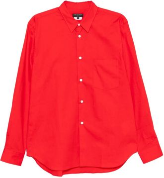 Comme Des Gar&ccedil;ons Katoenen overhemd - Rood