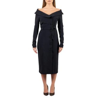 Pinko Abito - Dames - Shirt Kleedjes - Zwart - L - Kleedjes