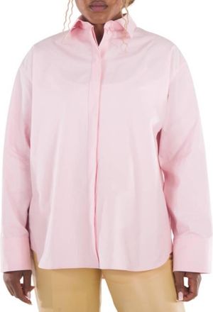 Valentino Ladies Taffy Cotton Poplin Button Down Shirt, Brand Size 40 (US Size 6)