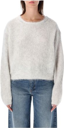 American Vintage Niby Sweater - Dames - Ronde hals truien - Grijs - M - Truien & Vesten