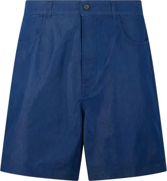 Givenchy Casual Shorts, male, Blue, Size: W32 Short Pants With Logo in Cotton