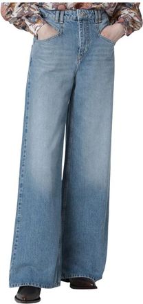 Isabel Marant Isabel Marant, Wide Jeans, female, Blue, Size: 2XS Lemony Jeans