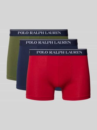 Ralph Lauren Skinny Fit Boxershorts aus Baumwoll-Mix im 3er-Pack in Oliv, Gr&ouml;&szlig;e XXL
