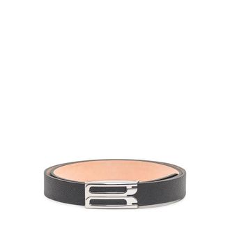 Victoria Beckham Dames, Accessoires, Zwart, Maat: 90 CM Leer