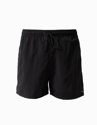 Tommy Hilfiger Mens Tommy Hilfiger Solid Mens Drawstring Swimming Shorts - Black - Size: 33/32/32