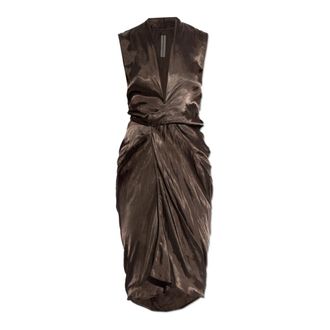 Rick Owens Kleedjes - Dames - Feestkleedjes - Bruin - S - Kleedjes