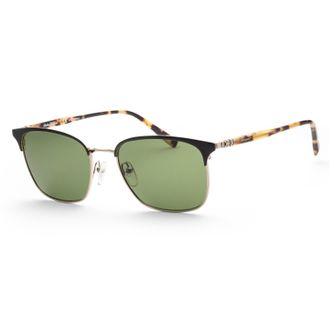 Ferragamo Ferragamo Mens 54mm Black and Shiny Gold Sunglasses