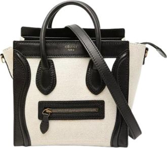 Celine Pre-owned Mini Bags, female, White, Size: ONE SIZE Pre-owned Luggage Tote