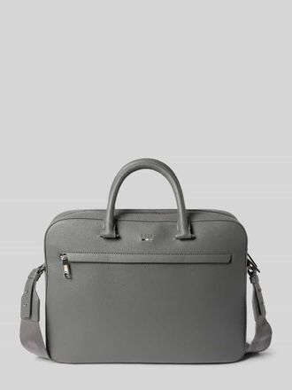 HUGO BOSS Laptoptasche mit abnehmbaren Schulterriemen in Graphit, Gr&ouml;&szlig;e 1