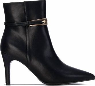 Xti Womens Pointed Toe Ankle Booties In Black