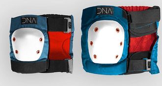 Dna Blue Knee & Elleboog Beschermers Set patroon