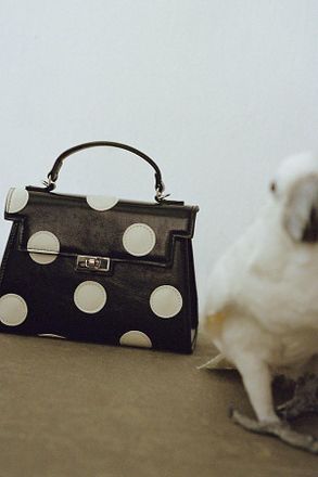 Melie Bianco Maisel Faux Leather Top-Handle Bag