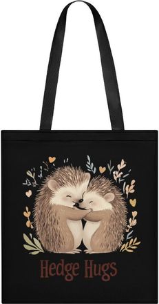 Generic Hedge-hugs Womens Tote Casual Shopping Bag Lightweight Shoulder Bags Hobos Handbag for Work Travel Daily 35x40cm