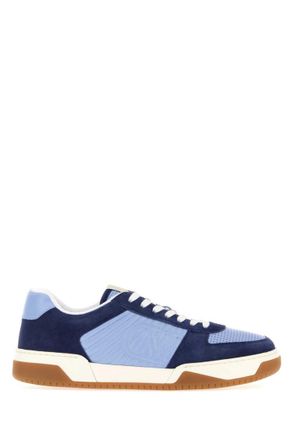 Valentino Garavani Blue Color Block Sparry Sneakers