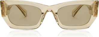 Miu Miu MU09WS 11T40F Womens Sunglasses Brown Size 53