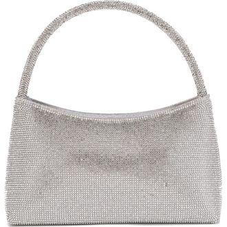 Lady Couture Dressy Rhinestone Top Handle Bag in Silver at Nordstrom Rack