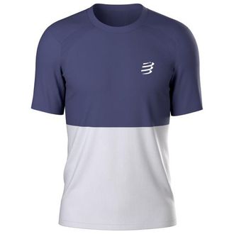Compressport Performance S/S T-Shirt Laufshirt f&uuml;r Herren | blau