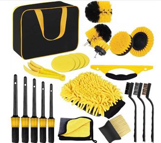 OEM Kit De Limpieza De 22 Piezas Para El Mantenimiento Y La Limpieza Profunda De Su Coche