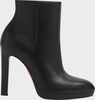 Christian Louboutin 120mm Fannylove Leather Booties