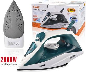 Trade Shop Trade Shop - Ferro Da Stiro A Vapore Steam Iron 2000w 200ml Li-266a Autopulente Impugnatura Ergonomica