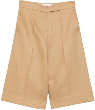 Max Mara High-waisted Pleated Shorts