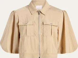 Cinq à Sept Ottie Short-Sleeve Jacket