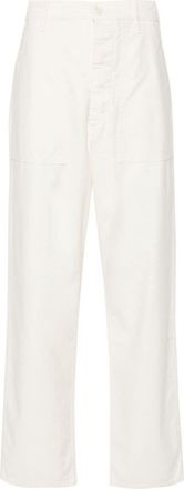 Polo Ralph Lauren tapered trousers - women - Cotton - 10 - Neutrals