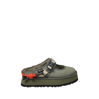 UGG Bea Mary Jane Wildwood Mule - Dames - Pantoffels - Groen - 37 EU - Polyester - Schoenen