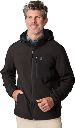 Free Country Mens Commuter Super Softshell Hooded Jacket