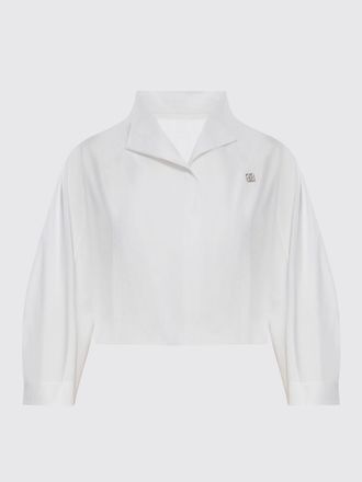 Givenchy Korte Popline Blouse met Knoopsluiting