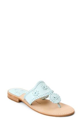 Jack Rogers Jacks Flat Sandal in Salt Water Blue at Nordstrom, Size 7.5