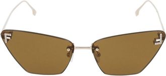 Fendi Dames, Accessoires, Geel, Maat: 57 MM