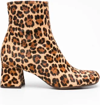 Chie Mihara 60mm Muki Leopard-print Block-heel Ankle Boots