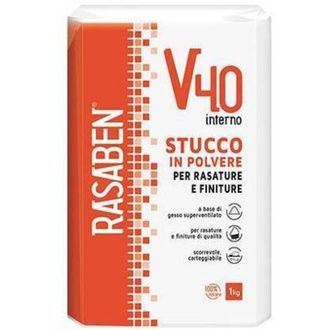K2 Stucco polvere interno K2 rasaben V40 kg 1