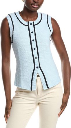 French Connection Contrast Piping Vest