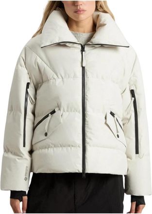 Woolrich GTX Jacket - Dames - Winterjassen - Beige - S - Leer - Jassen