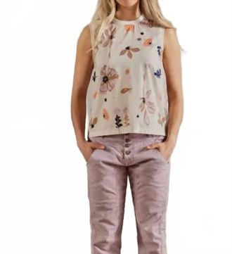 Maloja Eiger Tank Top In Glacier Milk Flora