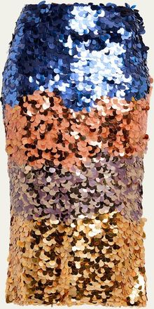 Ulla Johnson x Helen Frankenthaler Matilde Sequined Midi Skirt