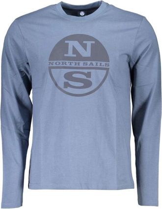 North Sails Long Sleeve T-Shirt - Heren - Longsleeves - Blauw - 2XL - Katoen - Tops
