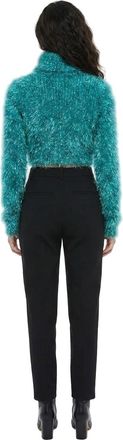 Dolce & Gabbana Womens Blue Polyamide Turtleneck Clothing