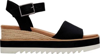 Toms Diana WIDE Black 10021084 Womens