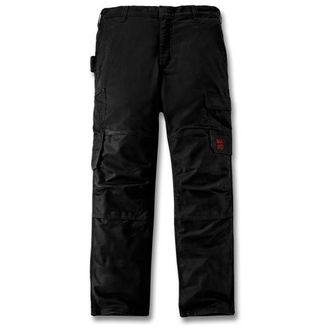 Carhartt Work in Progress Relaxed Straight Steel Rugged Flex Canvas Freizeithose f&uuml;r Herren | schwarz