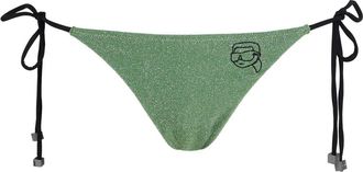 Karl Lagerfeld Ikonik 2.0 Lurex String Bottom - Dames - Bikinis - Groen - L - Badmode