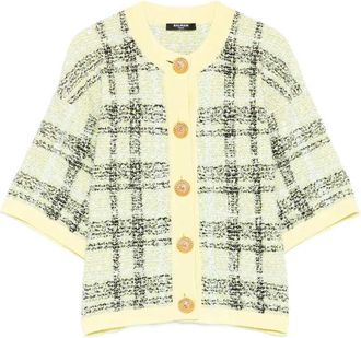 Balmain Karierter Cardigan von Balmain