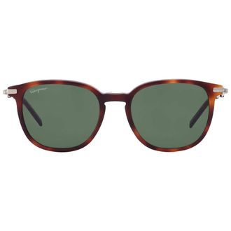 Ferragamo Green Square Mens Sunglasses SF1015S 214 52