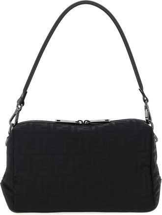 Fendi Fendi Lui Medium Squared Ff Borse A Spalla E Tracolla Nero-Uomo