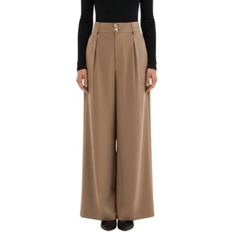 Generic Flared Trousers Women, Work Tailored Bootcut Formal Wide Straight Leg Trousers for Women Teacher Work Office Elegant Clothes Going Out Smart Casual Bu